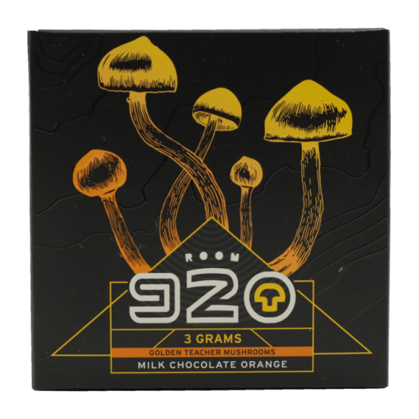 Room 920 - Mushroom Chocolate Bar - Milk Chocolate Orange - 3 grams | Momentum Mushroom Canada