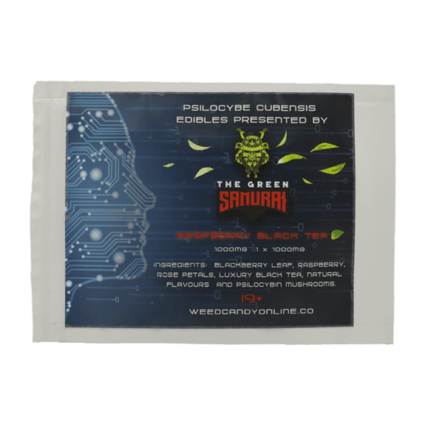 The Green Samurai - Raspberry Black Tea - 1000mg | Momentum Mushroom Canada