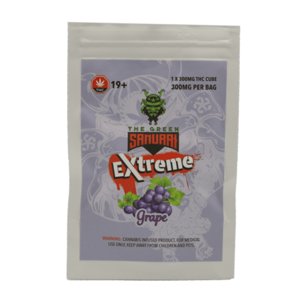 Green Samurai Extreme - Grape Gummy 300mg THC | Momentum Mushroom Canada