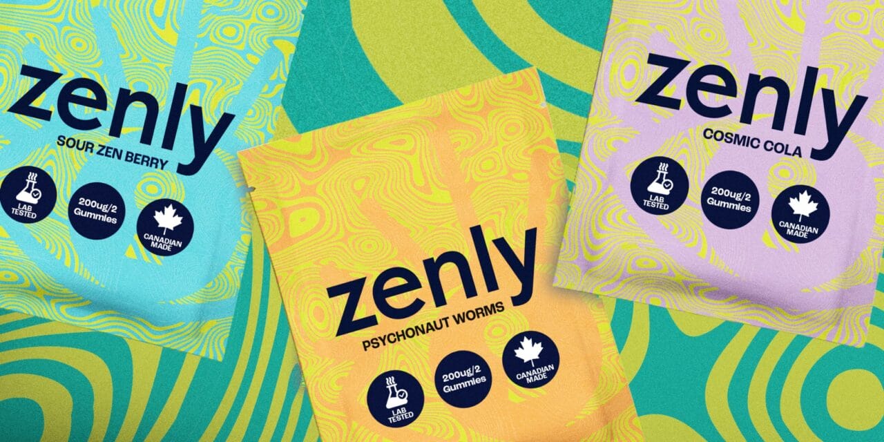 Zenly - LSD Gel Tabs - 600ug (100ug per tab) | Momentum Mushroom Canada